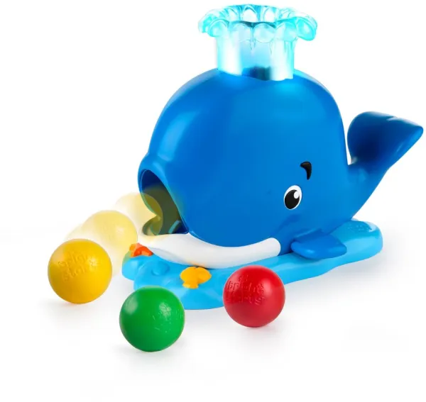 Playful and squirting whale
