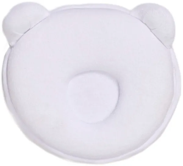 Panda baby pillow - white
